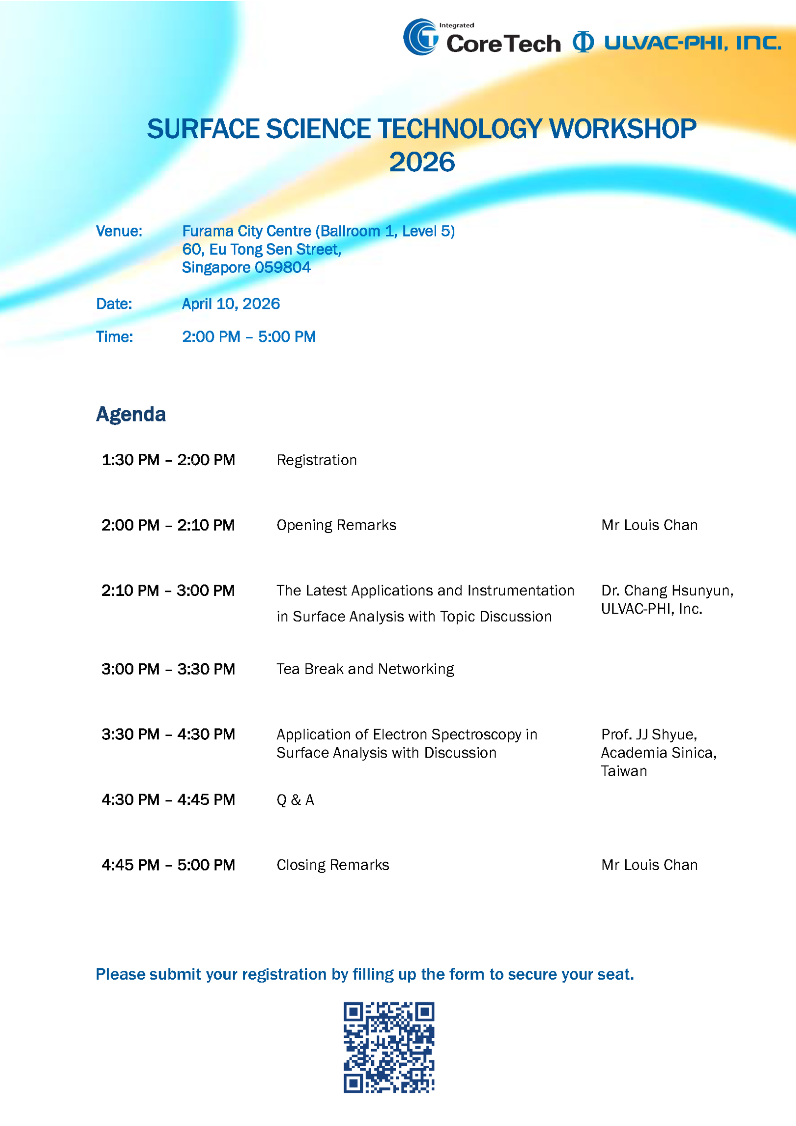 Self Photos / Files - Surface_Science_Technology_Workshop_2026
